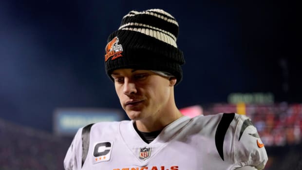 Joe Burrow triste